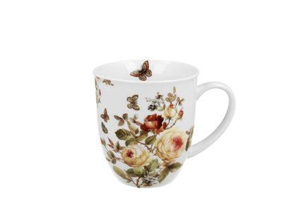 DUO FLORAL Becher 400 ml ZAHRA in Metalldose, New Bone China Porzellan – Bild 2