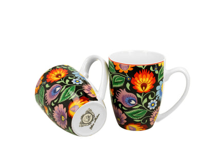 DUO ETNO 2er-Set klassische Becher 350 ml ETNIC New Bone China Porzellan – Bild 3