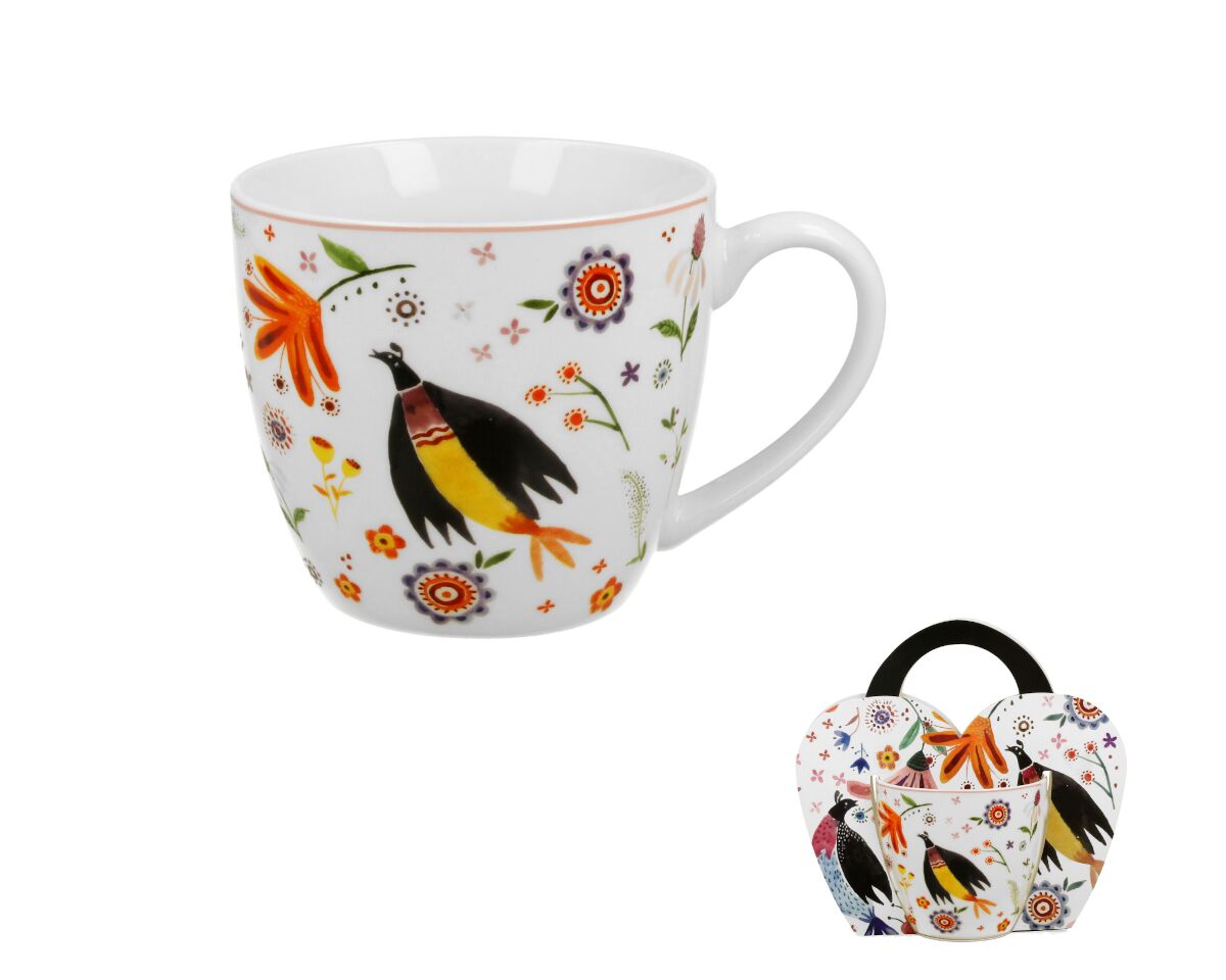 DUO ETNO Becher 460 ml REGIONAL PATTERNS New Bone China Porzellan – Bild 2