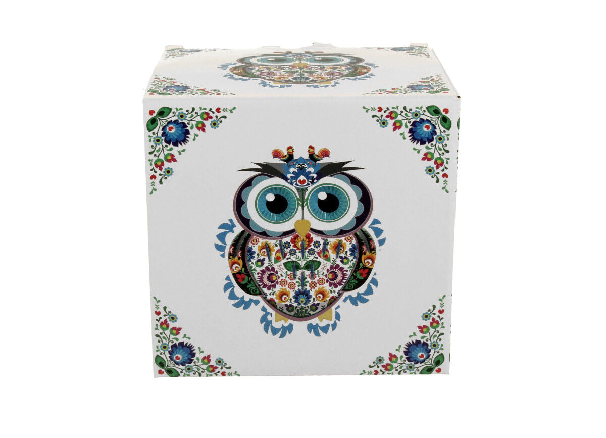 10er SET DUO ETNO Becher 650 ml OWL New Bone China Porzellan – Bild 4