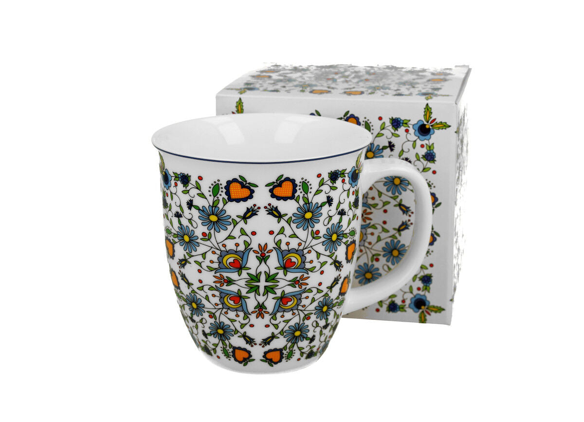 DUO ETNO Becher 650 ml KASHUBIAN New Bone China Porzellan
