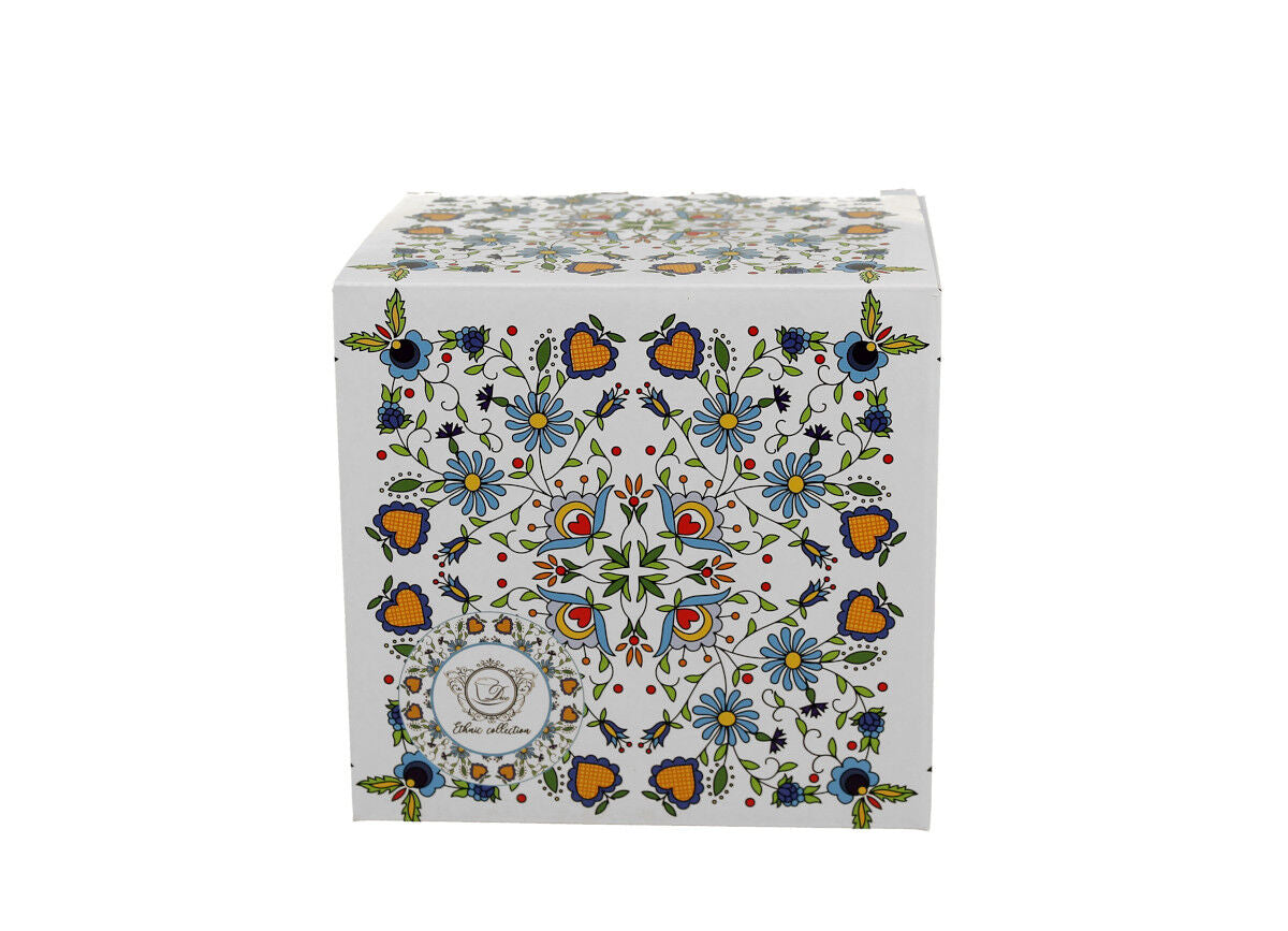 DUO ETNO Becher 650 ml KASHUBIAN New Bone China Porzellan – Bild 3