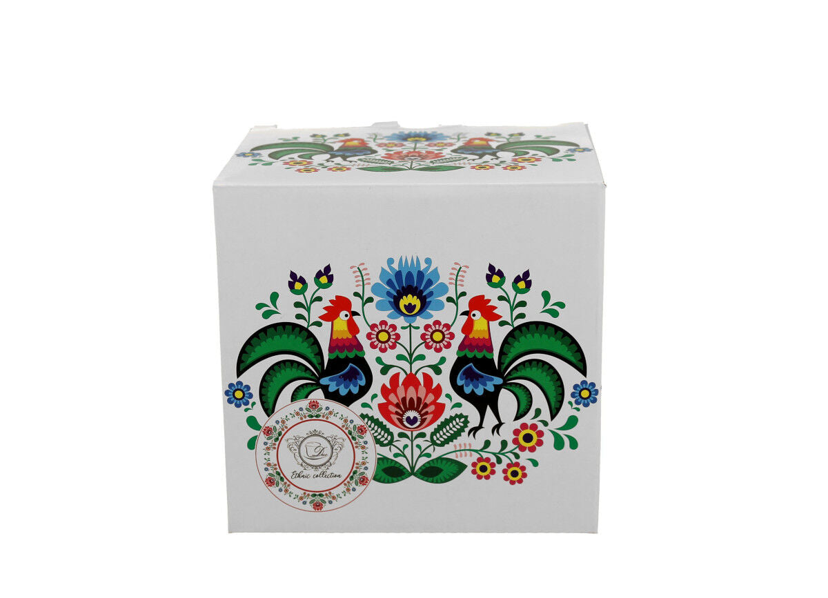 DUO ETNO 32086 Becher 650 ml REGIONAL PATTERNS New Bone China Porzellan – Bild 3