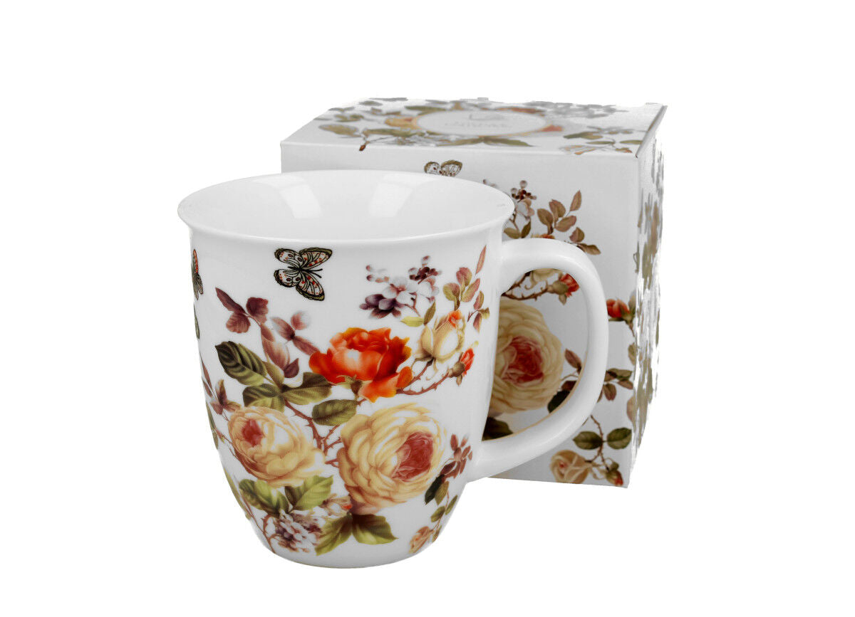 DUO FLORAL Becher 650 ml ZAHRA New Bone China Porzellan