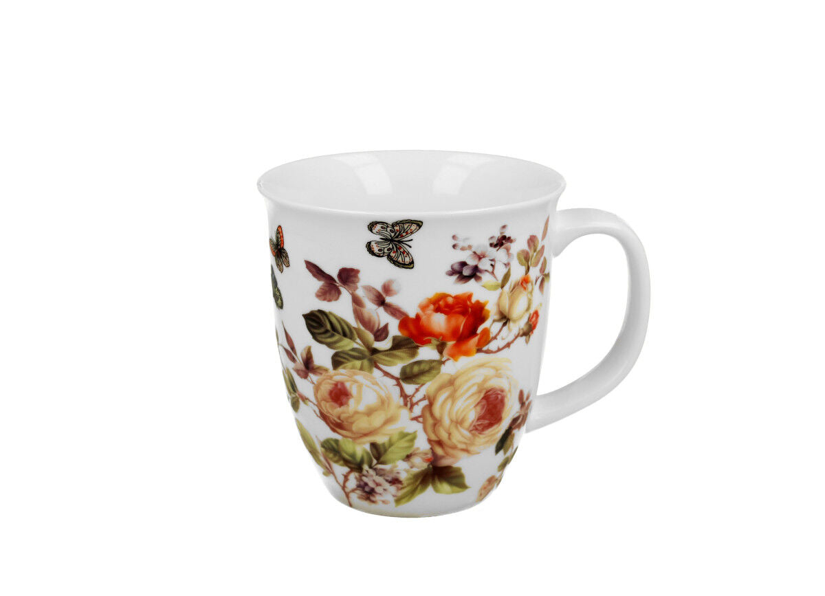 DUO FLORAL Becher 650 ml ZAHRA New Bone China Porzellan – Bild 2