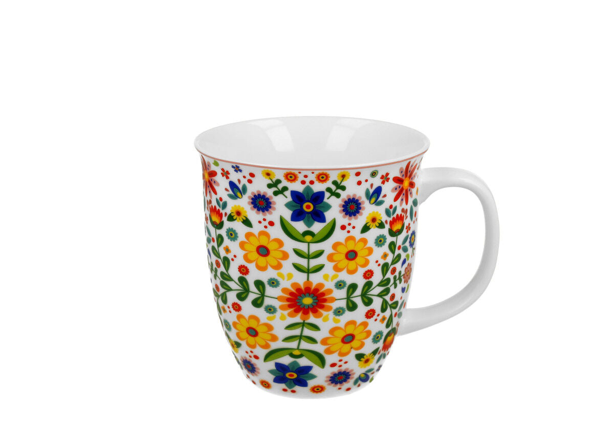 10er SET DUO ETNO 32178 Becher 650 ml REGIONAL PATTERNS New Bone China Porzellan – Bild 3