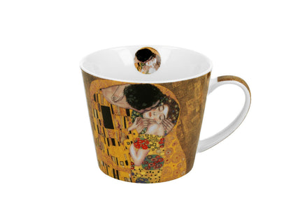 DUO ART GALLERY Becher 610 ml THE KISS New Bone China Porzellan – Bild 2