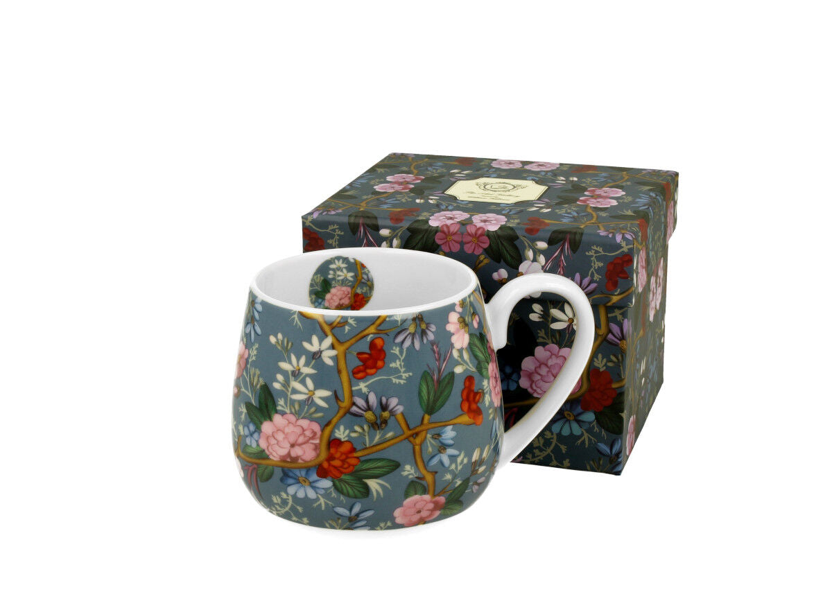 DUO ART GALLERY Fassbecher 430 ml BLUE New Bone China Porzellan