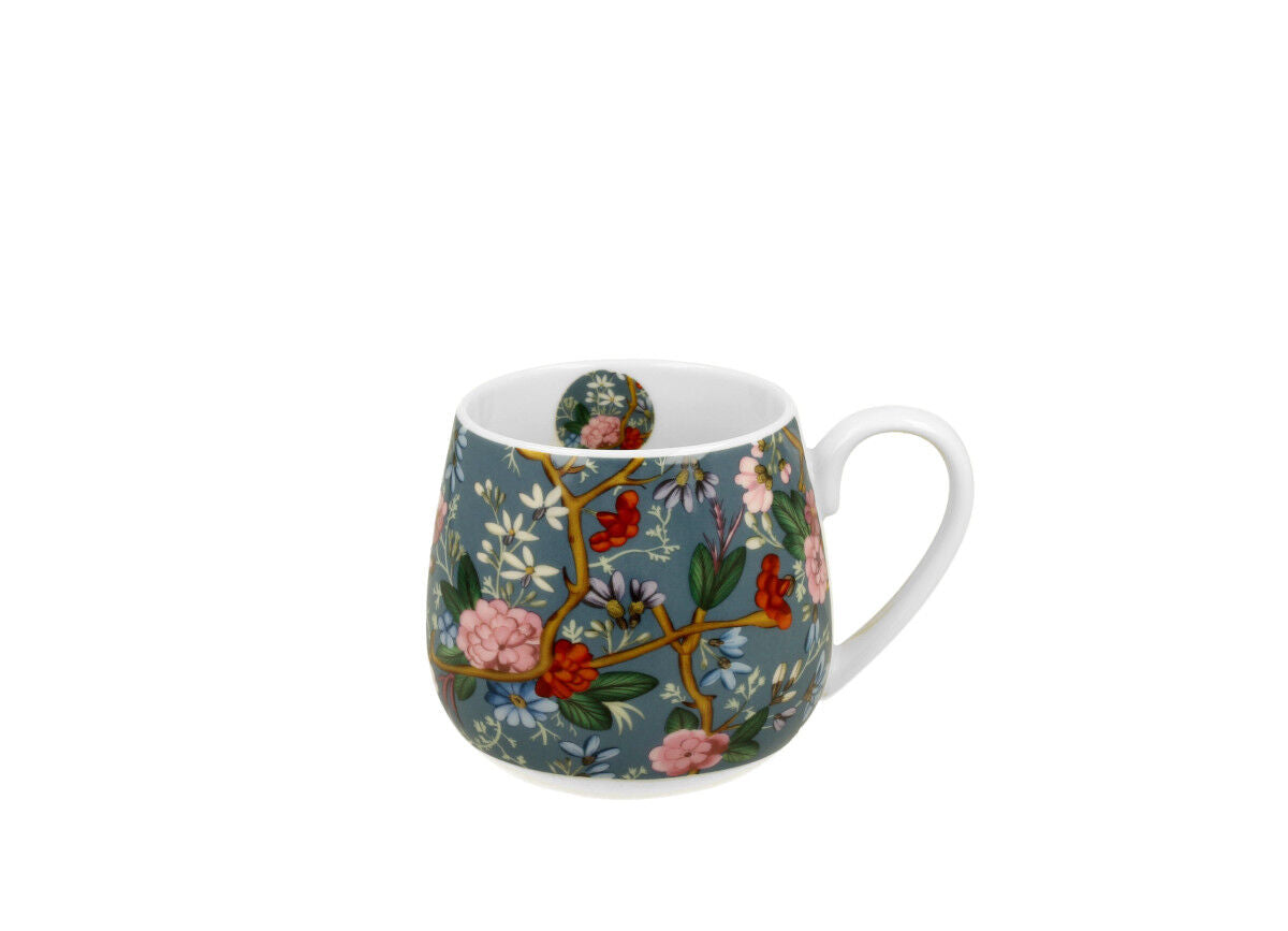 DUO ART GALLERY Fassbecher 430 ml BLUE New Bone China Porzellan – Bild 2