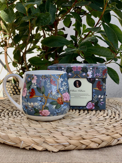 DUO ART GALLERY Fassbecher 430 ml BLUE New Bone China Porzellan – Bild 5