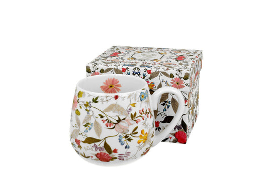 DUO ART GALLERY Fassbecher 430 ml WHITE New Bone China Porzellan