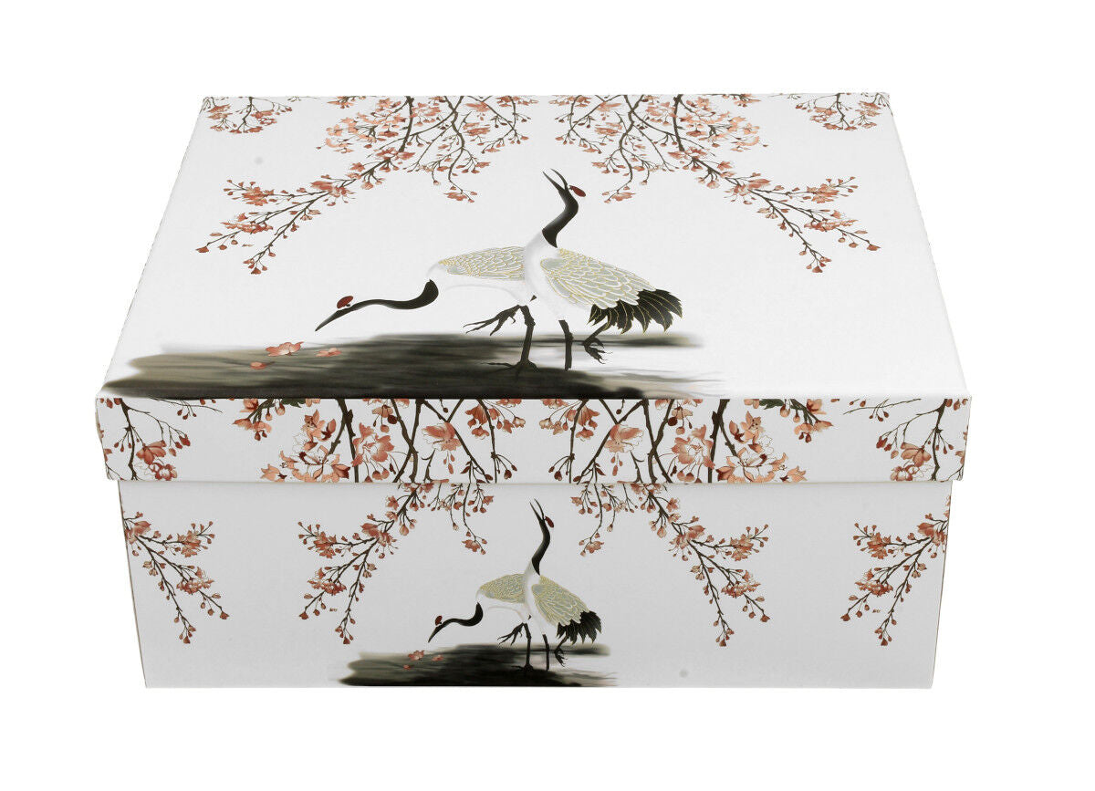 DUO ART GALLERY 2er-Set Tassen 280 ml SAKURA & CRANES mit Untertassen, New Bone China Porzellan – Bild 5