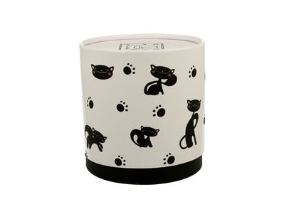 DUO ANIMALS 33205 Becher 380 ml mit Teesieb BLACK CATS mit Teesieb, New Bone China Porzellan – Bild 4
