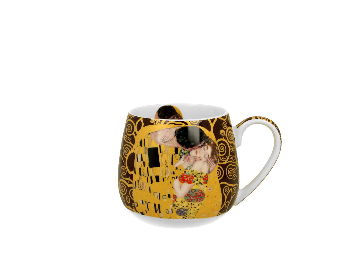 10er SET DUO ART GALLERY Fassbecher 430 ml THE KISS BROWN New Bone China Porzellan – Bild 2