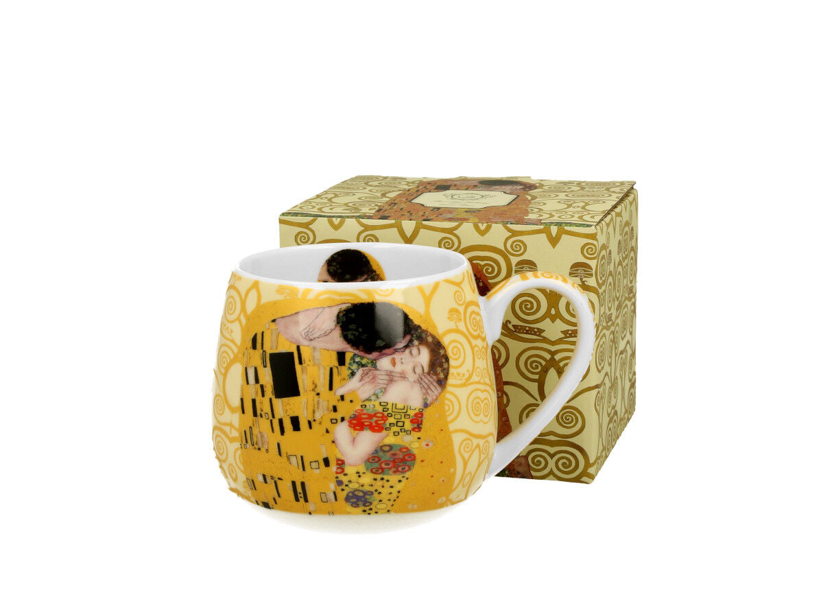 10er SET DUO ART GALLERY Fassbecher 430 ml THE KISS ECRU New Bone China Porzellan – Bild 3