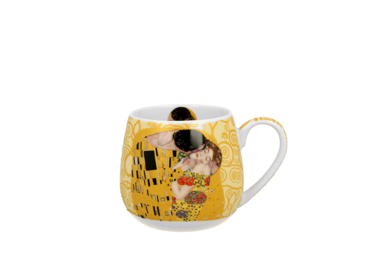 DUO ART GALLERY Fassbecher 430 ml THE KISS ECRU New Bone China Porzellan – Bild 2