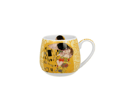 DUO ART GALLERY Fassbecher 430 ml THE KISS ECRU New Bone China Porzellan – Bild 2