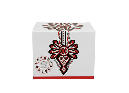 DUO ETNO Becher 500 ml RURAL ORNAMENT New Bone China Porzellan – Bild 3