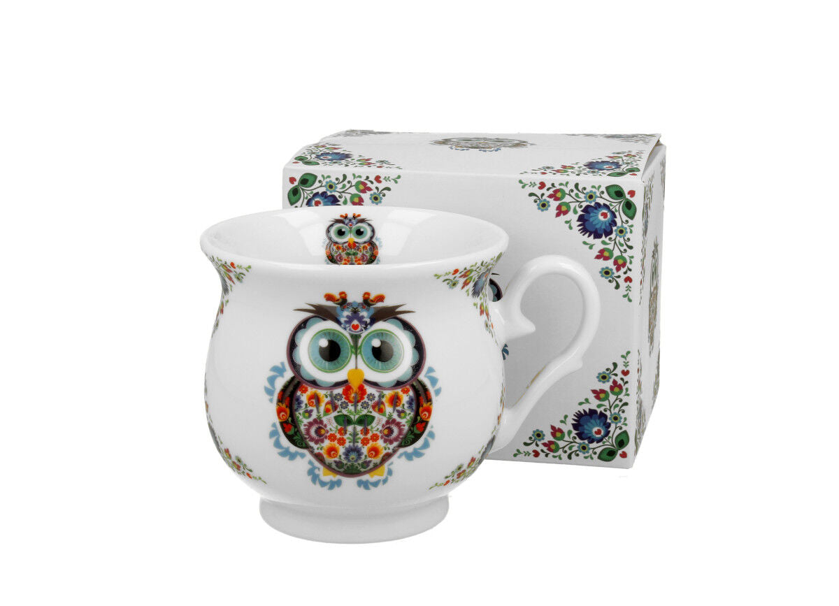 DUO ETNO Becher 500 ml ETNO OWL New Bone China Porzellan