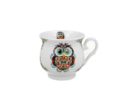 DUO ETNO Becher 500 ml ETNO OWL New Bone China Porzellan – Bild 2