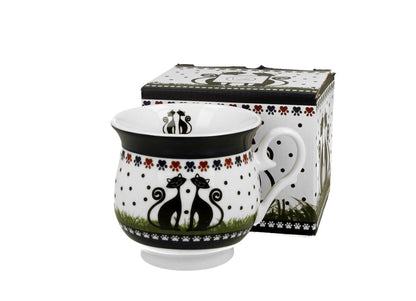10er SET DUO ETNO 34332 Becher 500 ml INDIGO New Bone China Porzellan – Bild 2