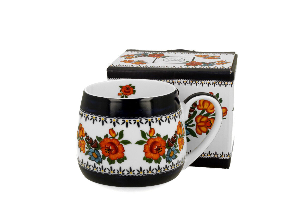 DUO ETNO 34349 Fassbecher 430 ml INDIGO New Bone China Porzellan