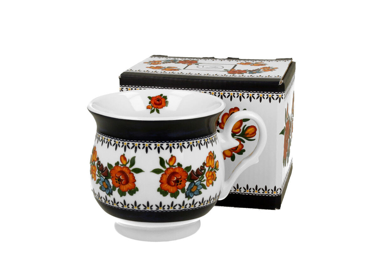DUO ETNO 34363 Becher 500 ml INDIGO New Bone China Porzellan