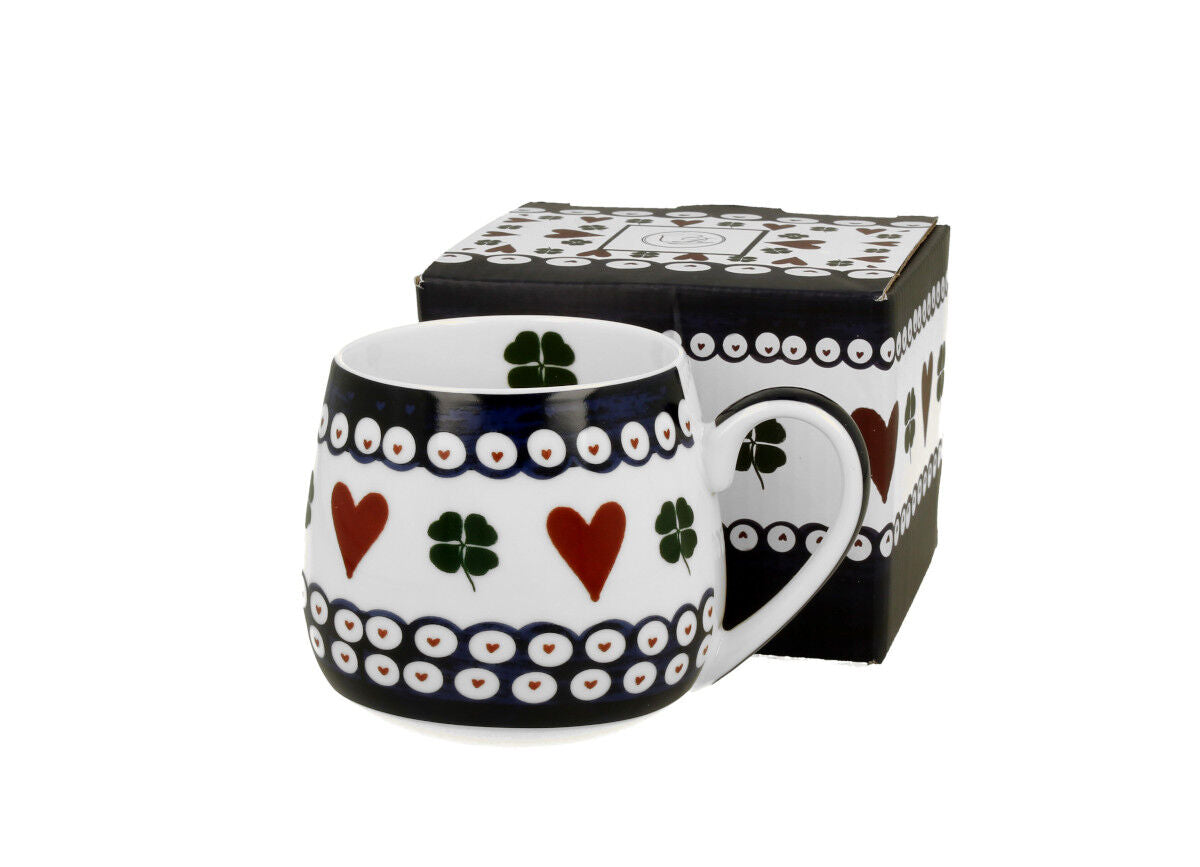 DUO ETNO 34370 Fassbecher 430 ml INDIGO New Bone China Porzellan
