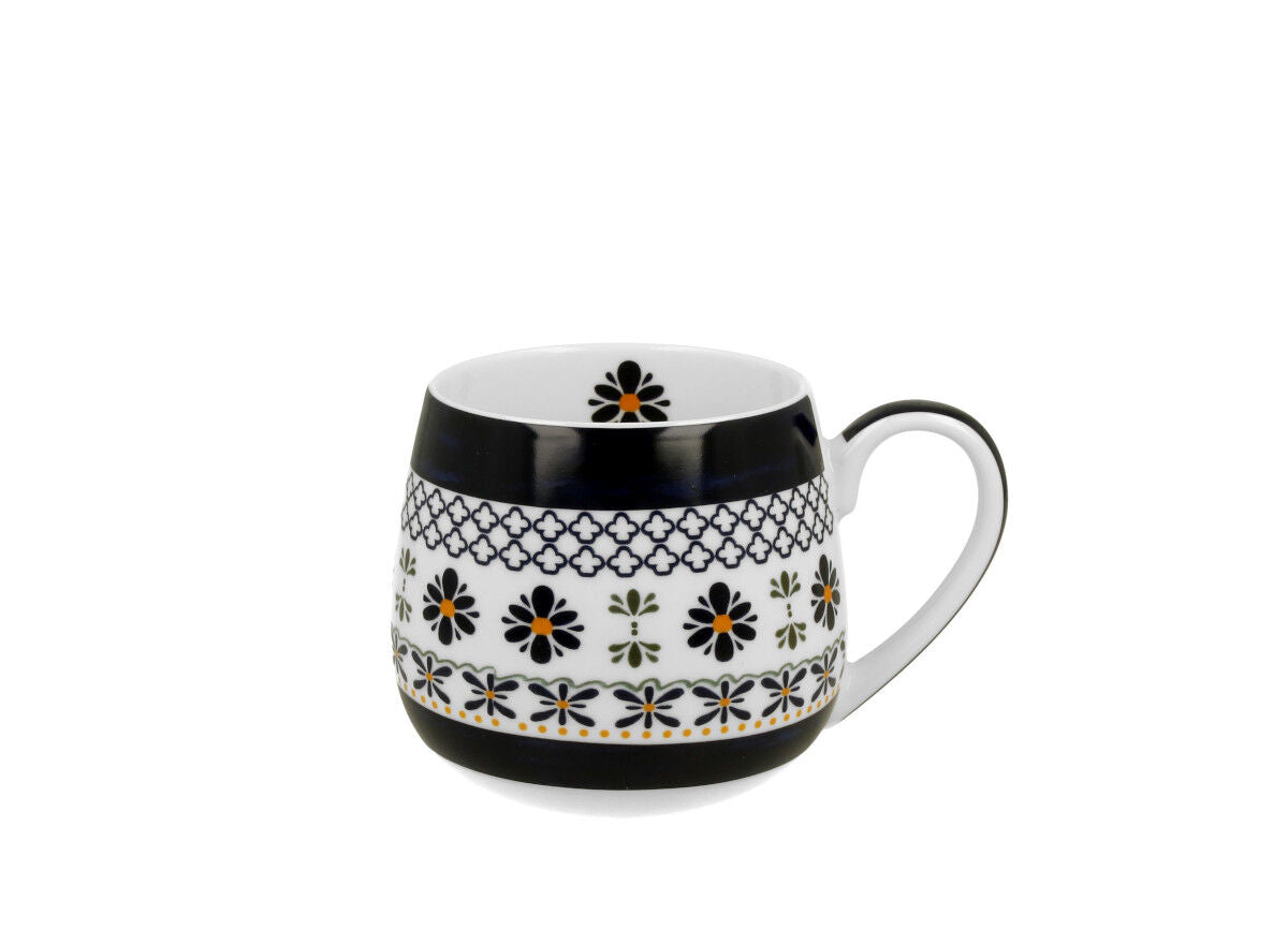 DUO ETNO 34400 Fassbecher 430 ml INDIGO New Bone China Porzellan – Bild 2