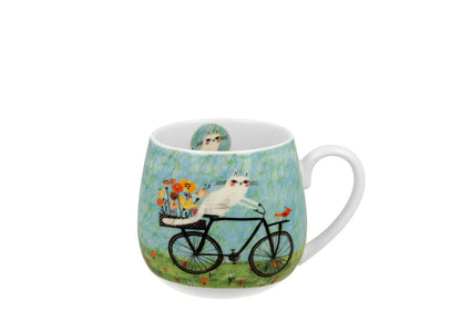 10er SET DUO ANIMALS Fassbecher 430 ml CAT'S WORLD – BICYCLE New Bone China Porzellan – Bild 3