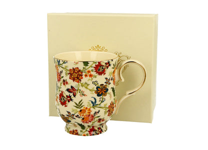 DUO ECRU Becher 450 ml FANTASY New Bone China Porzellan