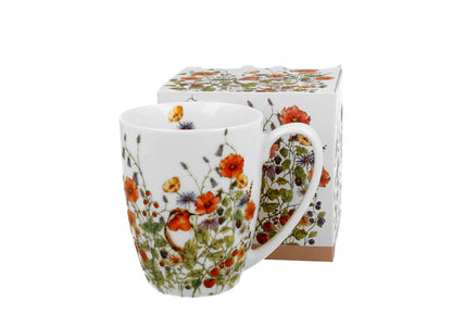 DUO FLORAL Klassischer Becher 350 ml WILD BIRD New Bone China Porzellan