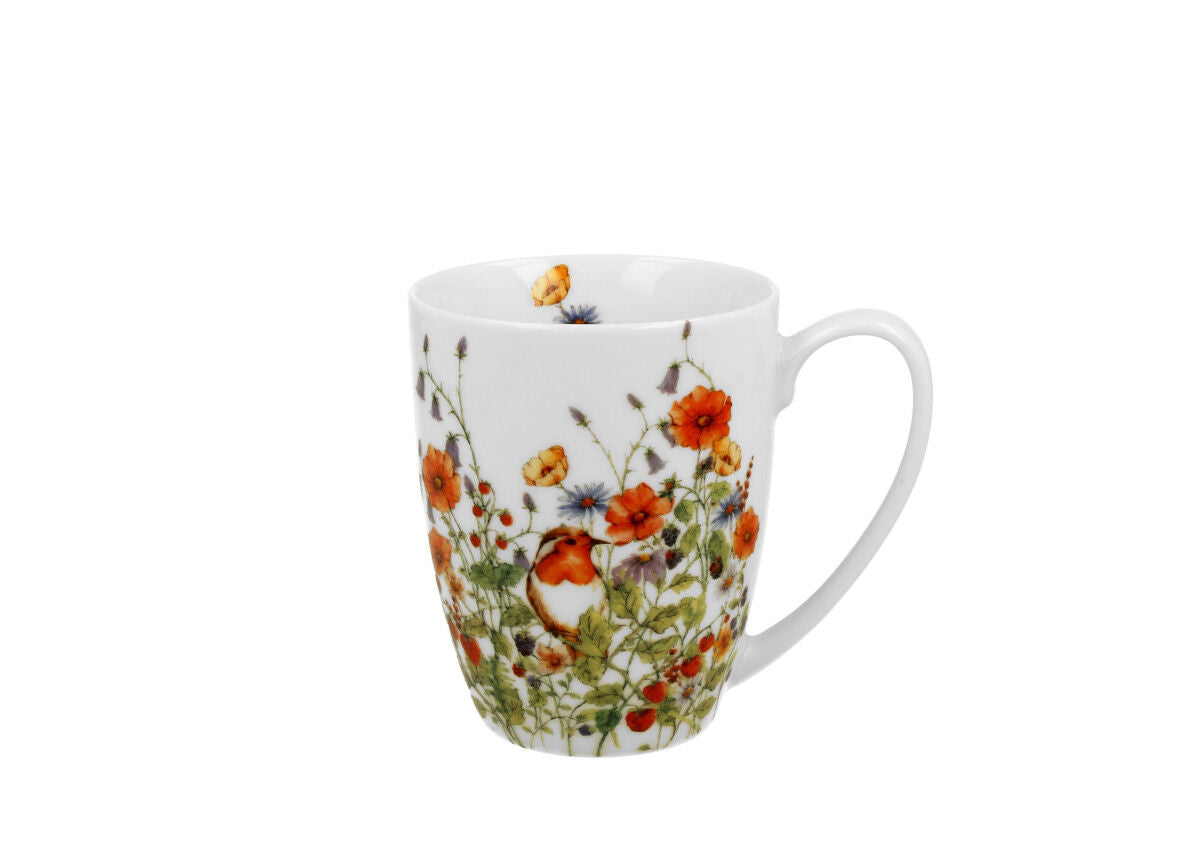 DUO FLORAL Klassischer Becher 350 ml WILD BIRD New Bone China Porzellan – Bild 2