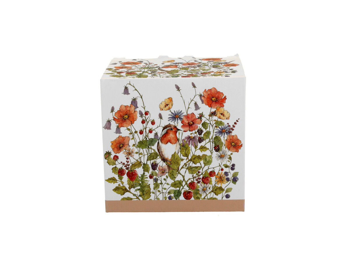 10er SET DUO FLORAL Klassischer Becher 350 ml WILD BIRD New Bone China Porzellan – Bild 4