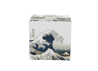 DUO ART GALLERY Klassischer Becher 350 ml GREAT WAVE New Bone China Porzellan – Bild 3