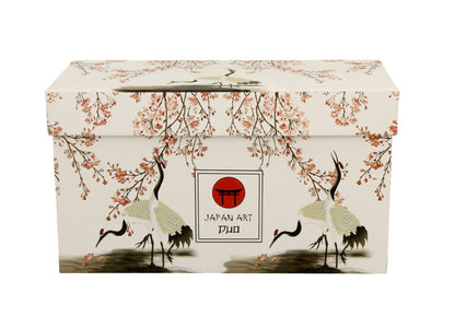 DUO ART GALLERY 2er-Set klassische Becher 350 ml SAKURA & CRANES New Bone China Porzellan – Bild 4