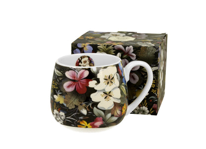 DUO ART GALLERY Fassbecher 430 ml BLACK New Bone China Porzellan