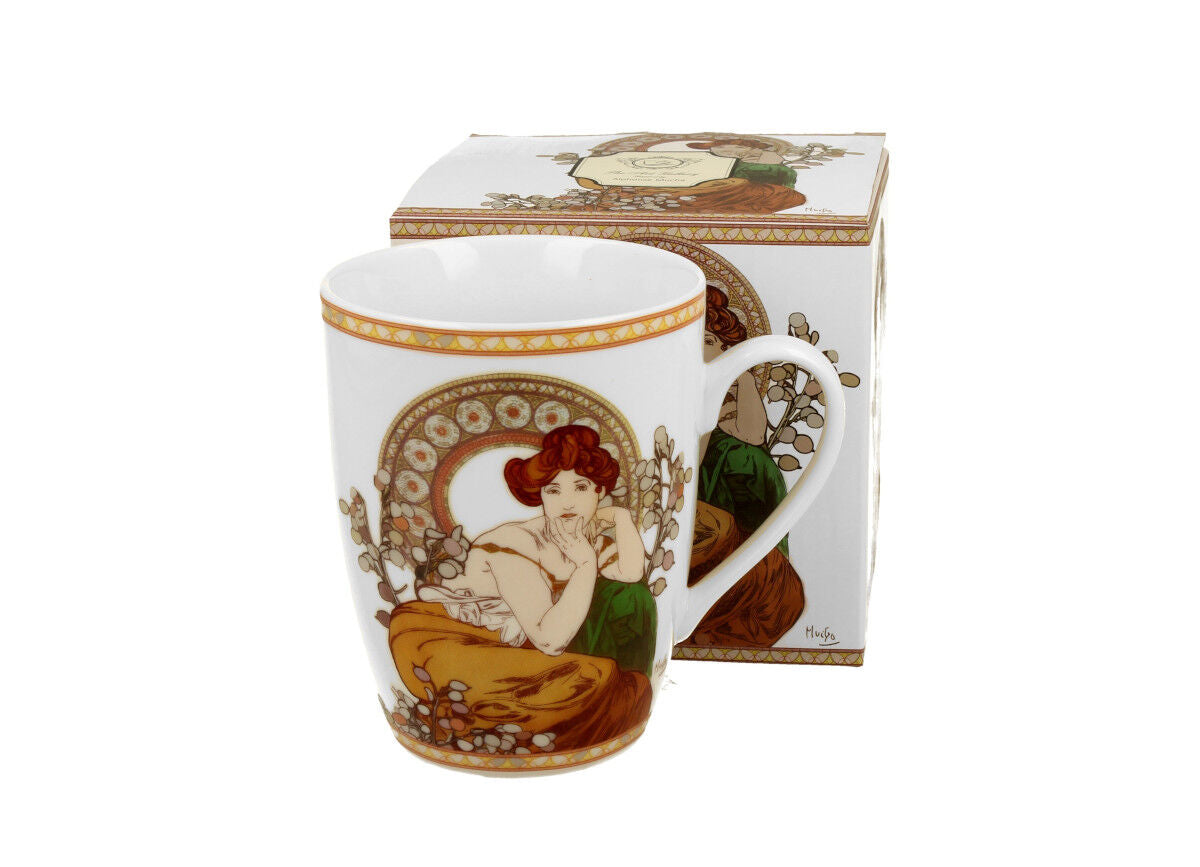 DUO ART GALLERY Klassischer Becher 360 ml TOPAZ New Bone China Porzellan