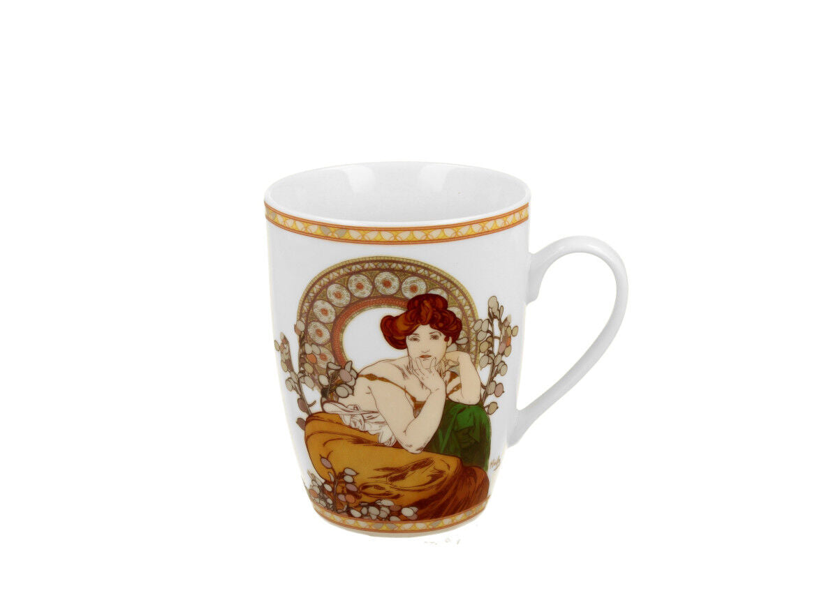 DUO ART GALLERY Klassischer Becher 360 ml TOPAZ New Bone China Porzellan – Bild 2
