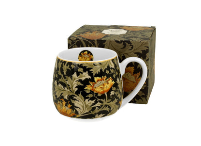 DUO ART GALLERY Fassbecher 430 ml CHRYSANTHEMUM New Bone China Porzellan