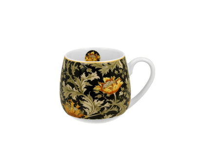 DUO ART GALLERY Fassbecher 430 ml CHRYSANTHEMUM New Bone China Porzellan – Bild 2