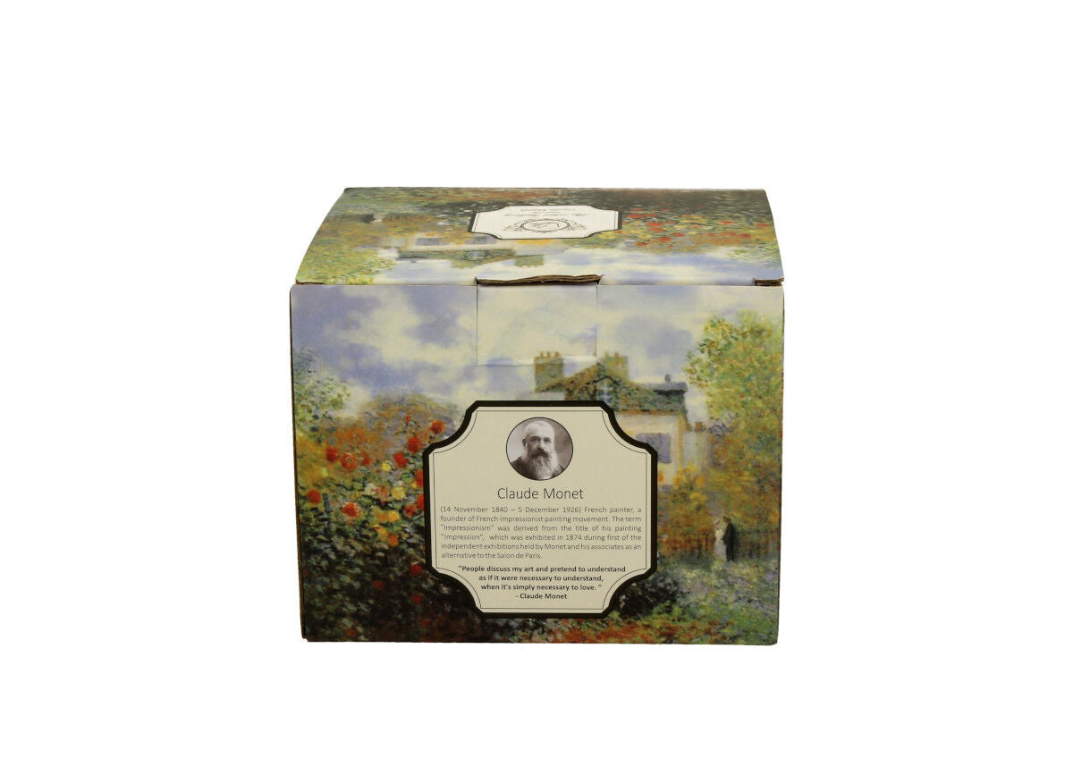 10er SET DUO ART GALLERY Fassbecher 430 ml THE GARDEN AT ARGENTEUIL New Bone China Porzellan – Bild 4