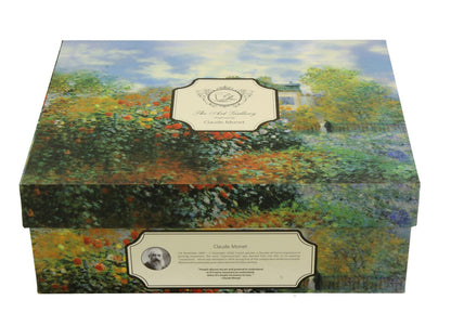 DUO ART GALLERY 2er-Set Espressotassen 90 ml THE GARDEN AT ARGENTEUIL mit Untertassen, New Bone China Porzellan – Bild 5
