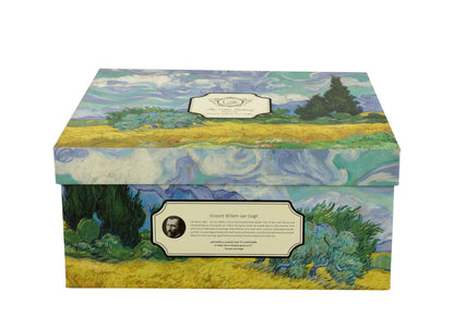 DUO ART GALLERY 2er-Set Tassen 250 ml WHEAT FIELD mit Untertassen, New Bone China Porzellan – Bild 5
