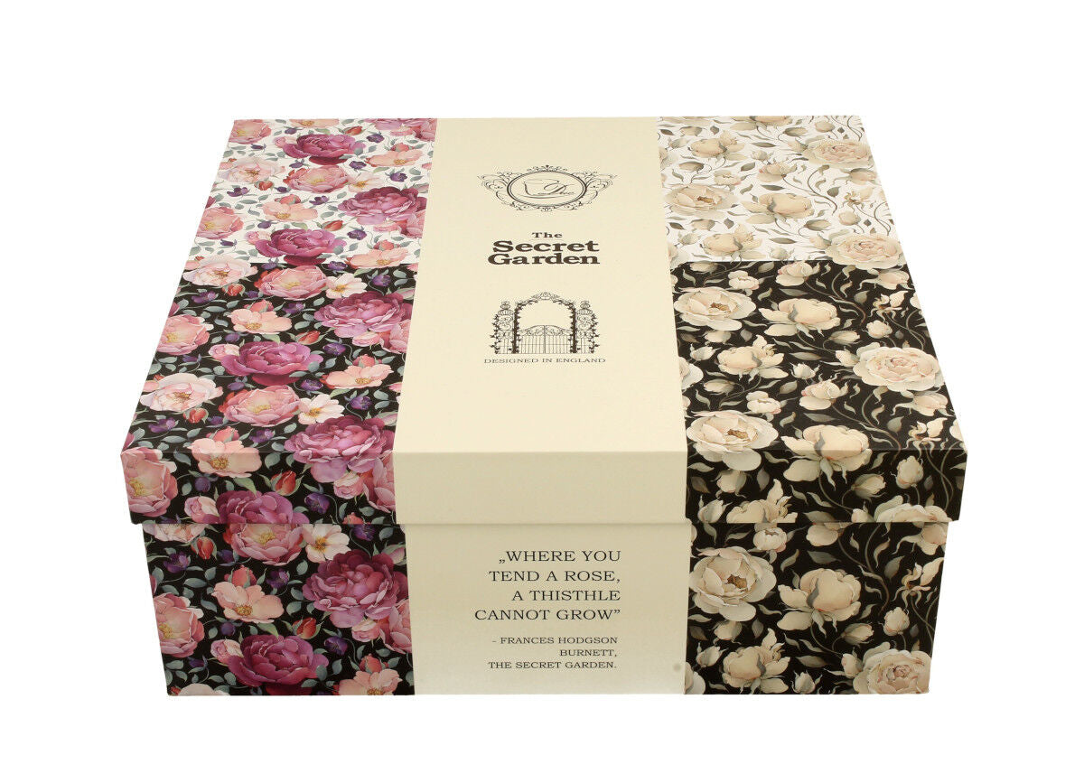 DUO FLORAL 4er-Set königliche Tassen 300 ml FLOWER MIX New Bone China Porzellan – Bild 3