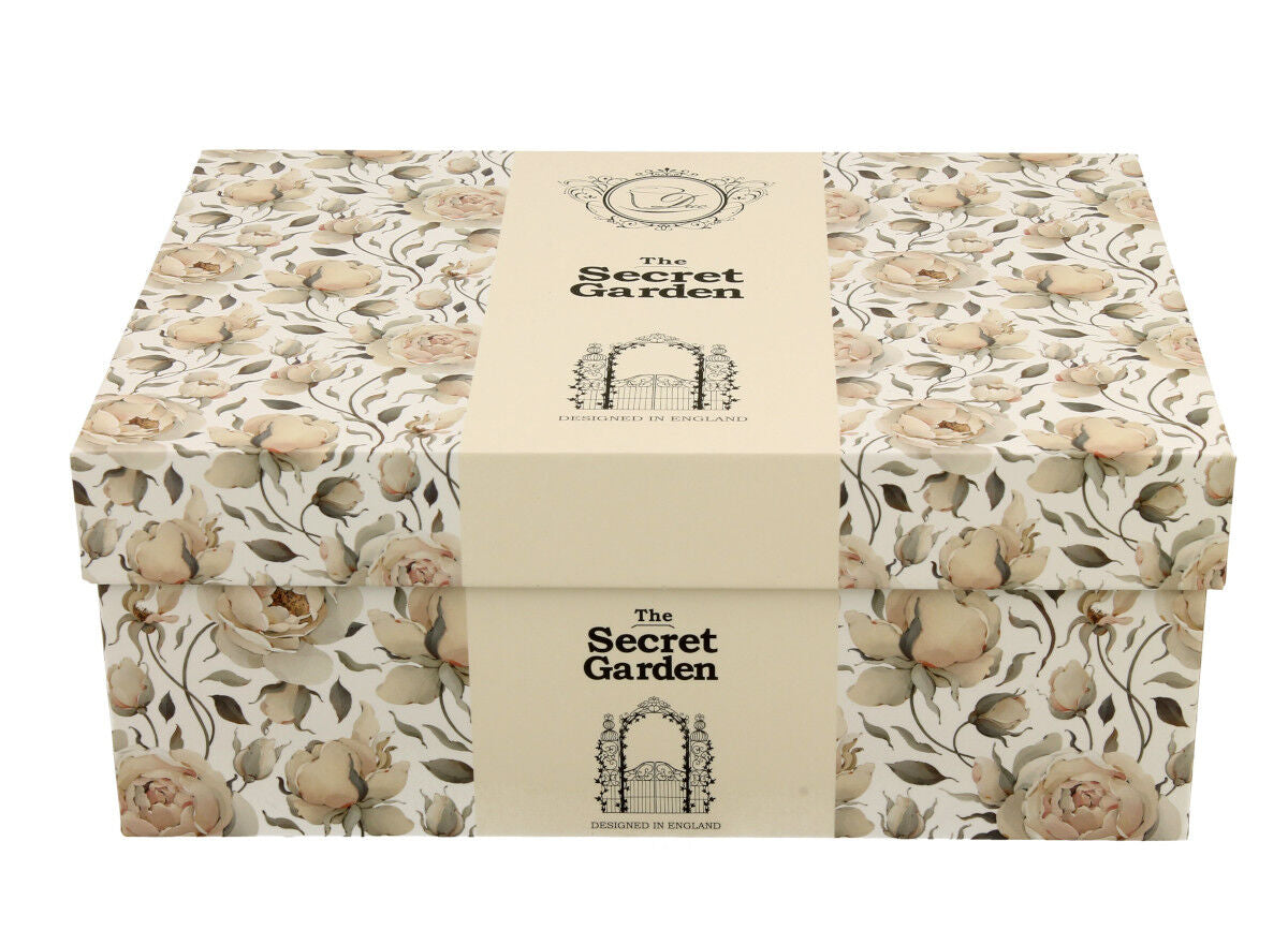 DUO FLORAL 2er-Set Espressotassen 100 ml ENGLISH ROSES WHITE mit Untertassen, New Bone China Porzellan – Bild 5