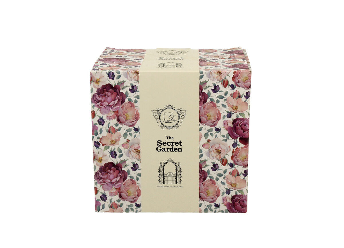 DUO FLORAL Fassbecher 430 ml SPRING ROSES WHITE mit Teesieb, New Bone China Porzellan – Bild 4