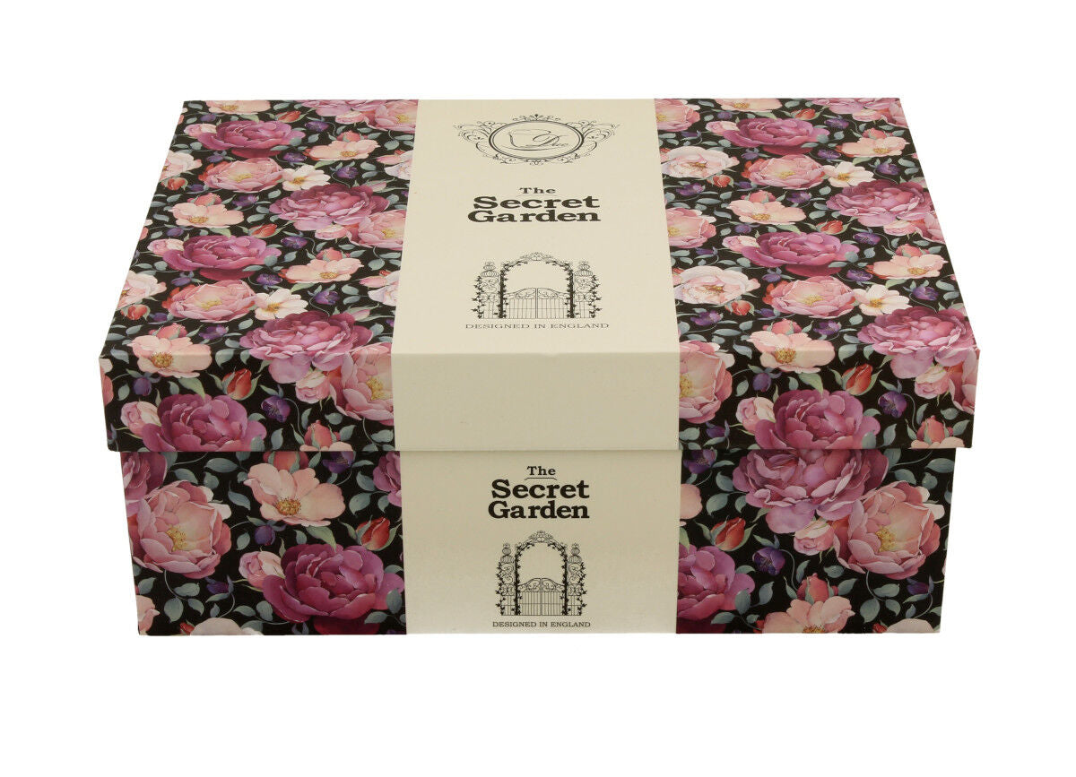 DUO FLORAL 2er-Set Espressotassen 100 ml SPRING ROSES BLACK mit Untertassen, New Bone China Porzellan – Bild 5