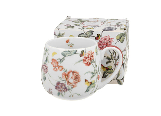 DUO FLORAL Fassbecher 430 ml MILAGROS New Bone China Porzellan