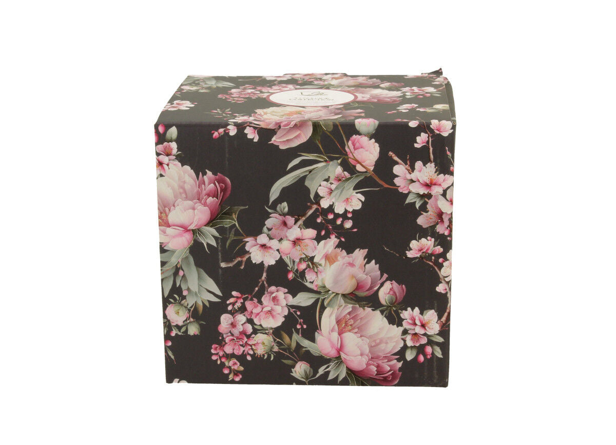 DUO FLORAL Fassbecher 430 ml NOEMI BLACK mit Teesieb, New Bone China Porzellan – Bild 4